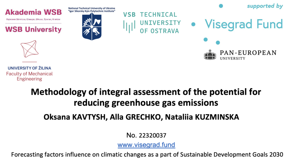 Online Scientific Seminar “Methodology of integral assessment of the potential for reducing greenhouse gas emissions”